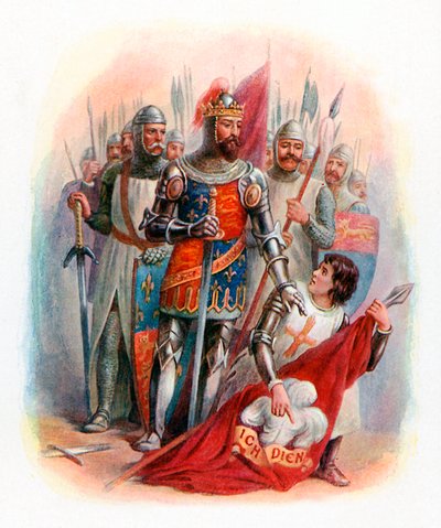 The Black Prince Finding the King of Bohemia